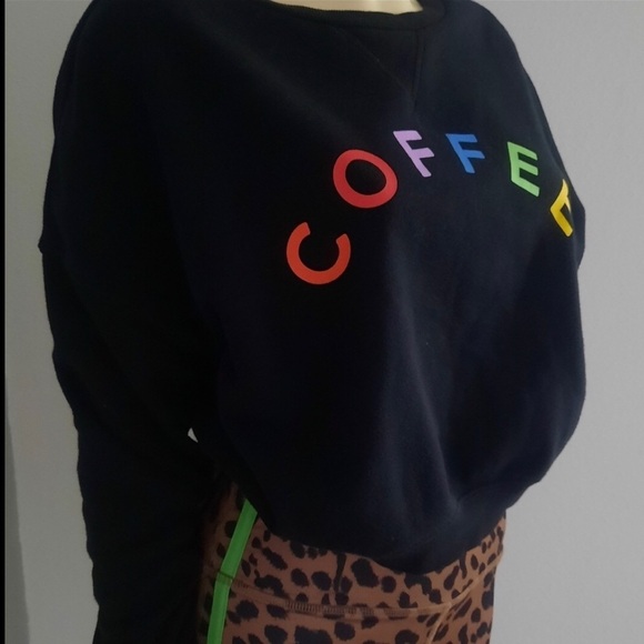Coffee Cropped sweatshirt - Picture 3 of 3